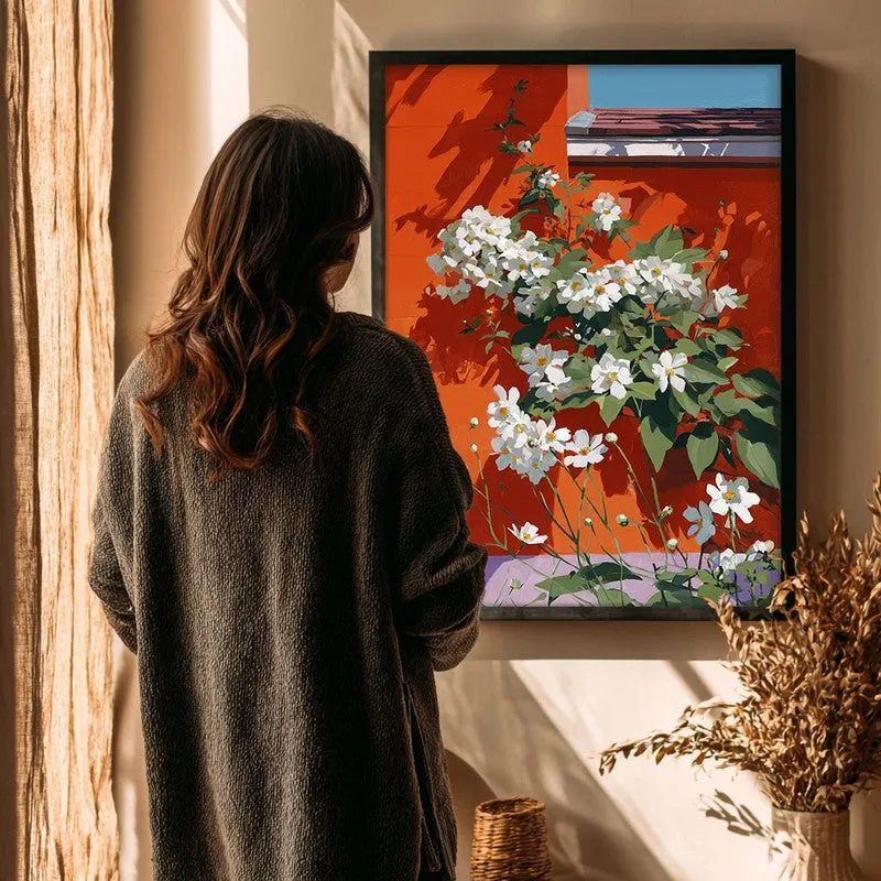 Wallflora Canvas Wall Painting - Black Frame media 4