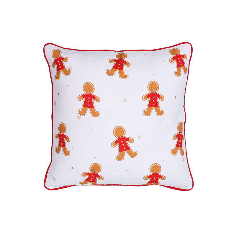 Gingerbread Man Cushion Cover - Set Of Two media 3