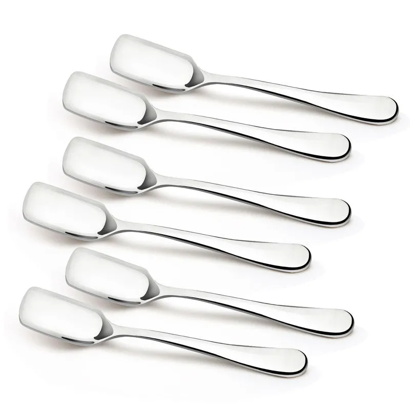 Baguette Stainless Steel Ice Cream Spoon - Set of Six media 3