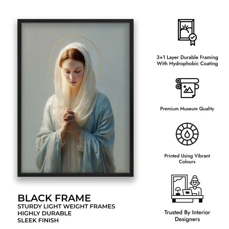 Faith & Grace Archival Paper Wall Painting With Black Frame media 7