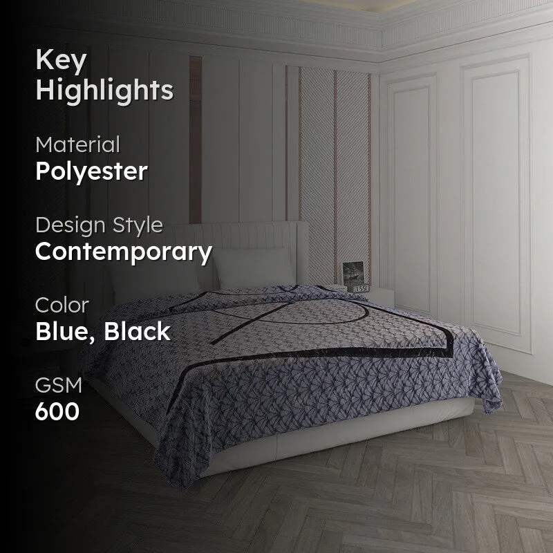 Monte Carlo Indigo Whisper Blanket - 600 GSM media 2