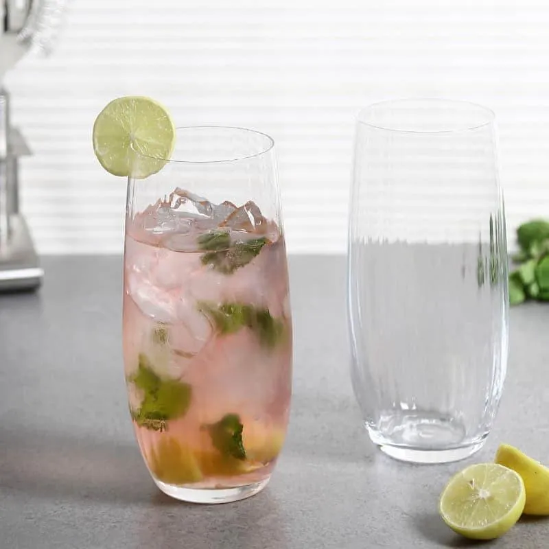 Arrow Bohemia Crystal Hi Ball Glass (350 ML) - Set Of Six media 1