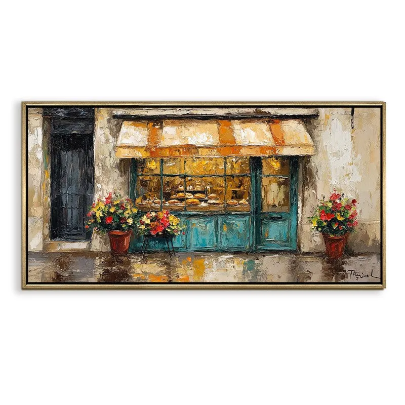 Windowed Canvas Wall Painting With Frame media 3