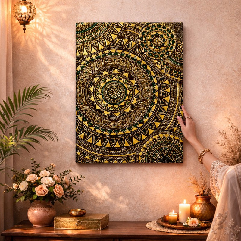 Mandala Vastu Canvas Wall Art & Paintings media 3