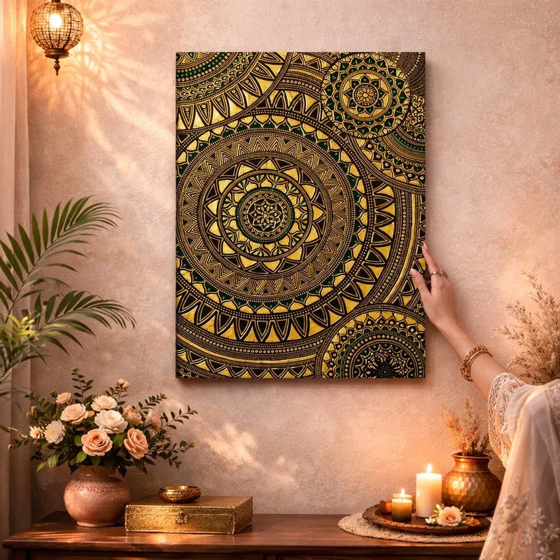 Mandala Vastu Canvas Wall Art & Paintings media 3