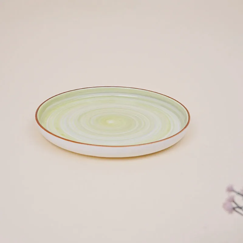Lunar Green Snack Plate - Set Of Two media 4