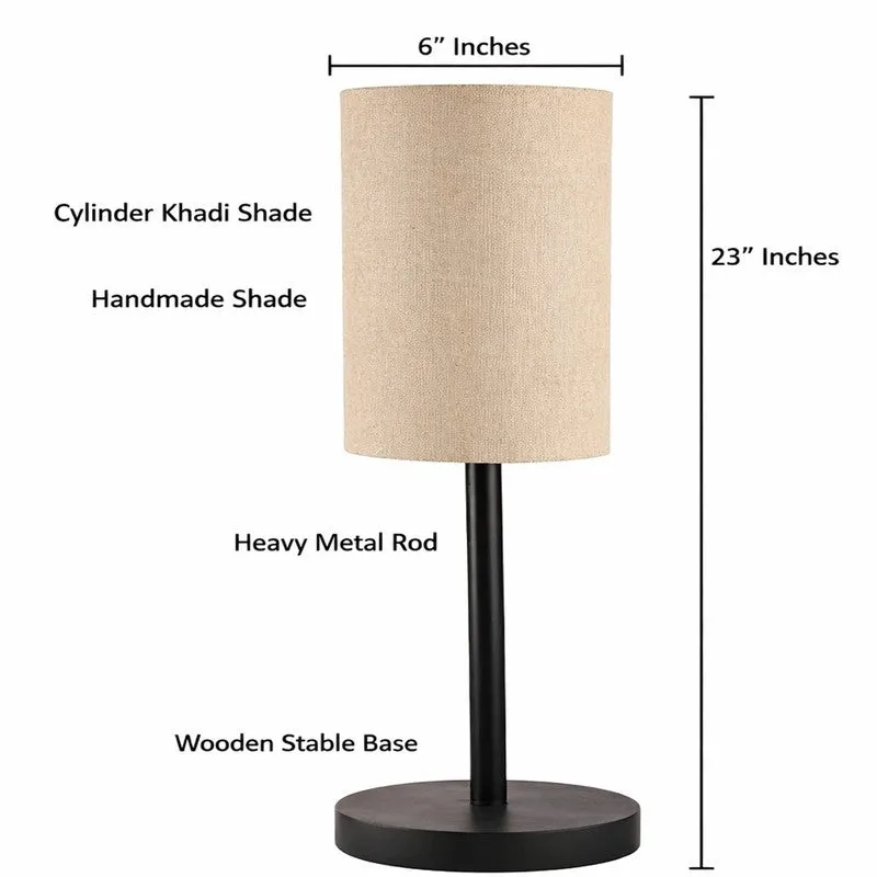 Minimal Aura Table Lamp - Beige media 6