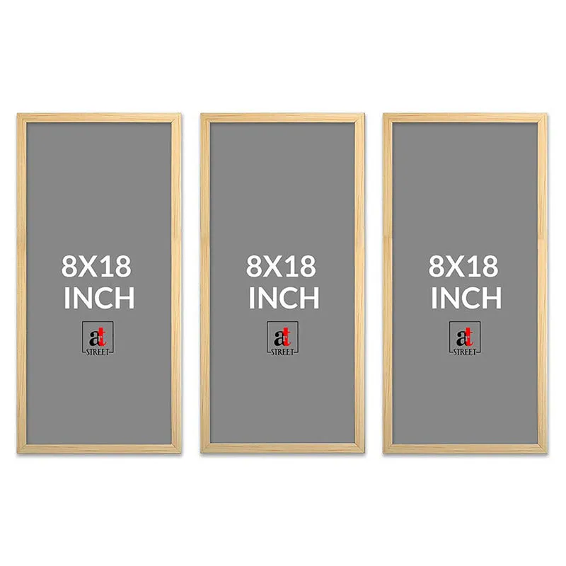 Nritha Vilasini Mughal Wall Art With Frame (Brown) - Set Of Three media 8