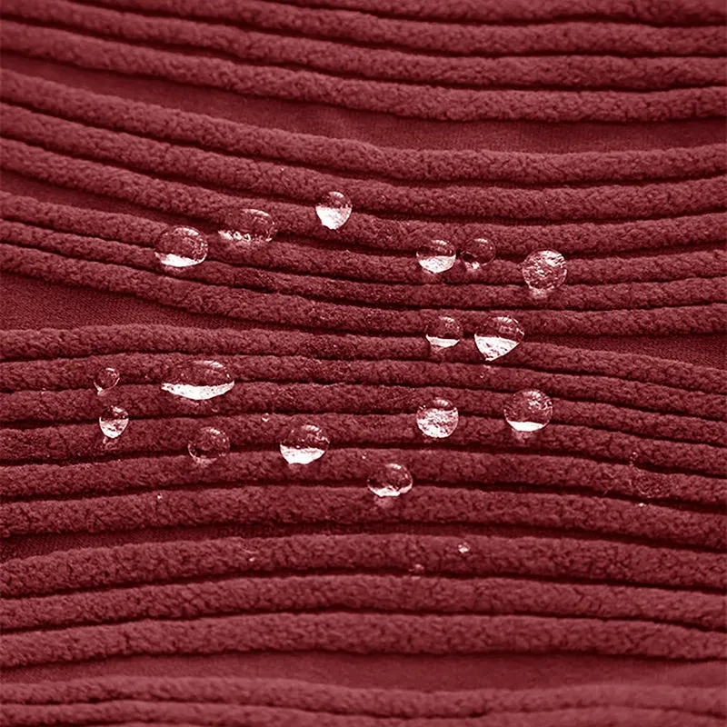 Wrapiq Solid Chair Cover - Maroon media 4