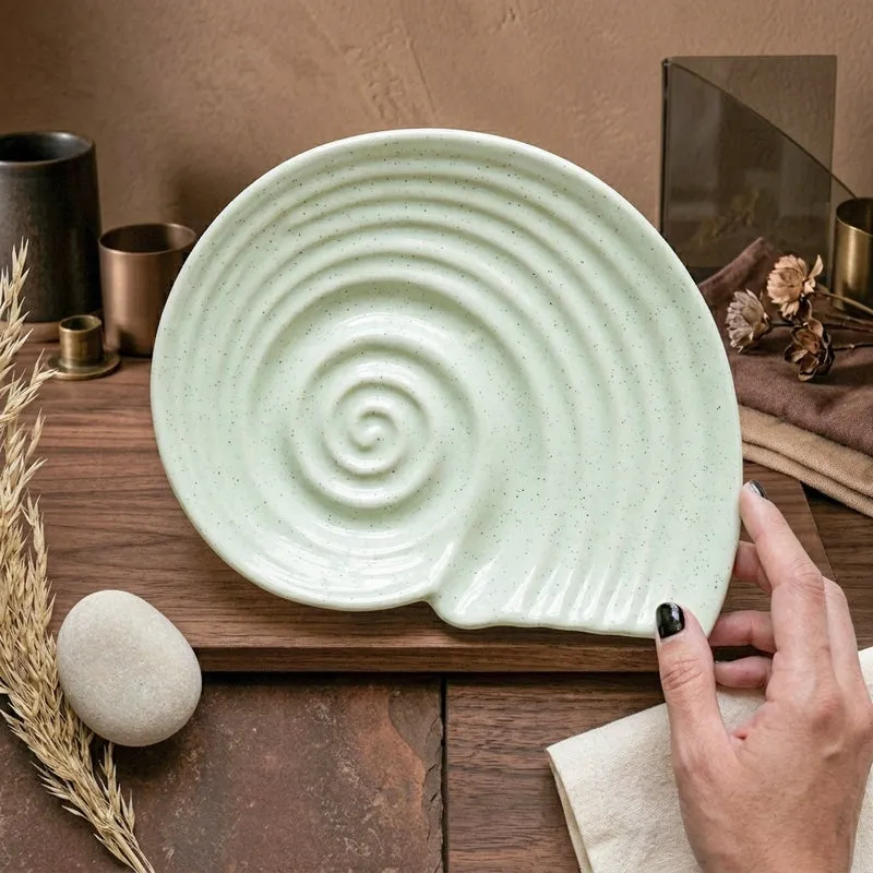 Lemongrass Spirno Handmade Ceramic Platter media 3