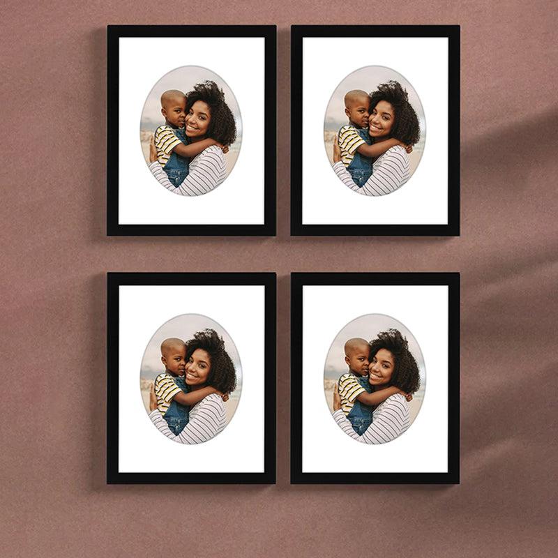 Raven Edge Synthetic Wood Photo Frame - Set Of Four