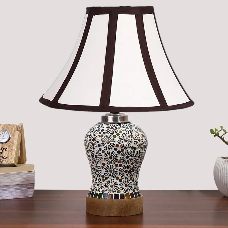 Santora Wooden Table Lamp - Multicolor media 4