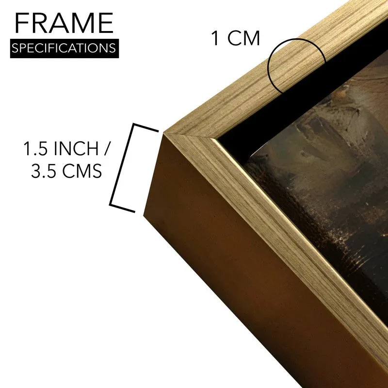 Gathered Canvas Wall Painting With Frame media 6