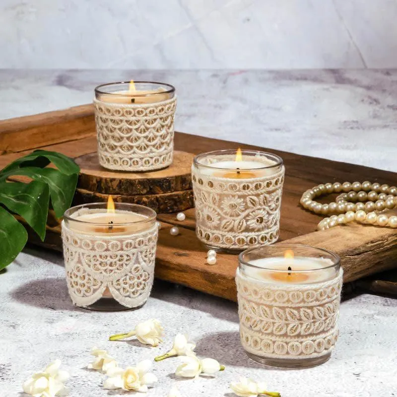 Raina Votive Scented Candle - Set Of Four media 3