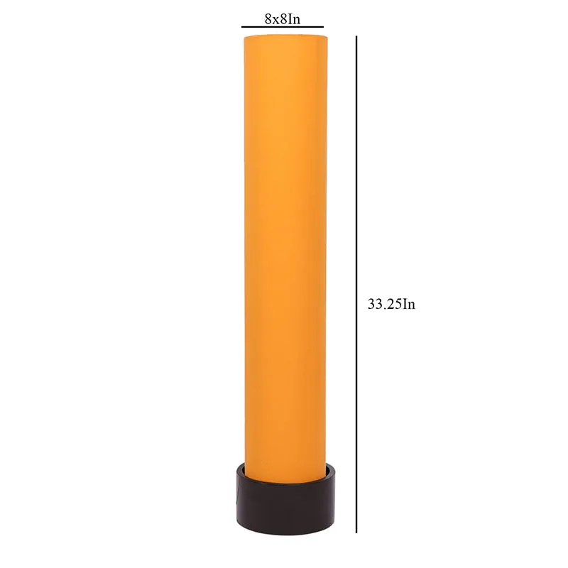 Neila Wooden Tower Floor Lamp - Yellow media 5
