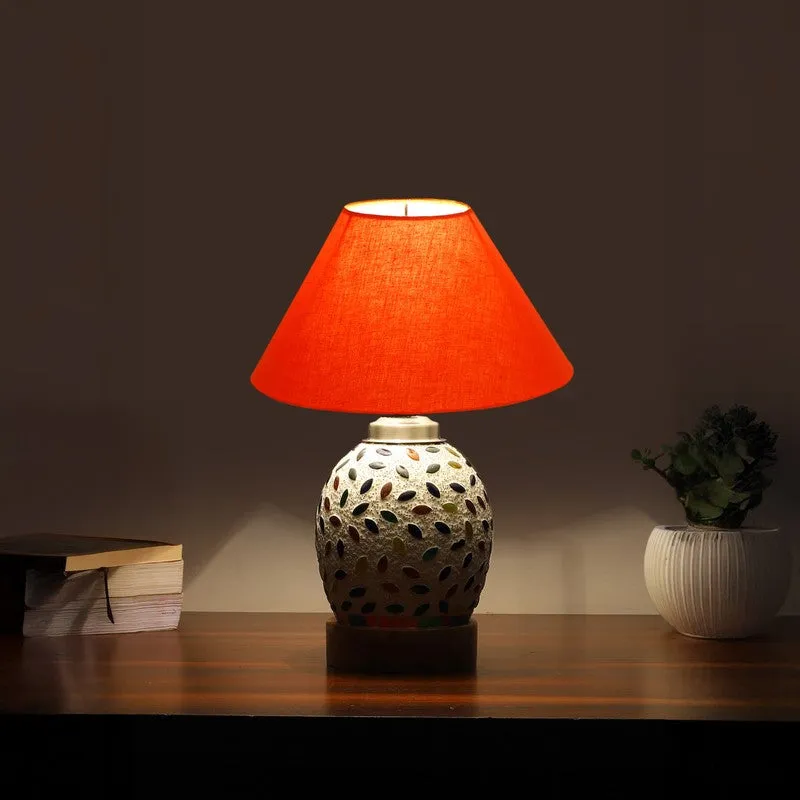 Ambora Wooden Table Lamp - Multicolor media 1