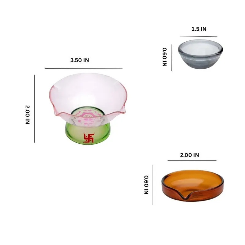 DeepVeda Elegant Handmade Diya - 11 Piece Set media 7