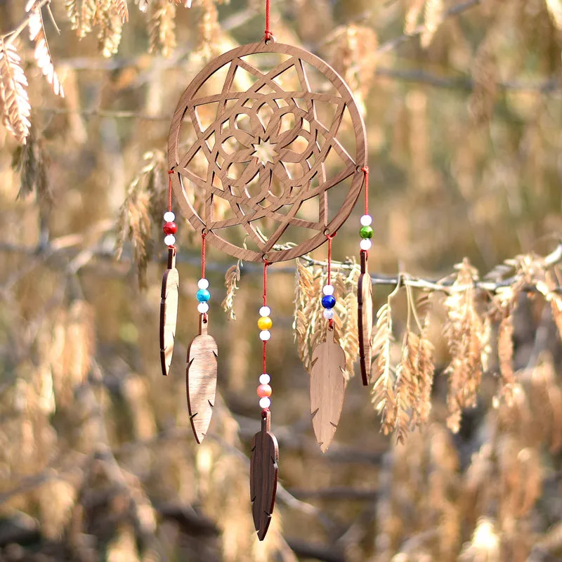 Terra Mandala Dream Catcher - Brown media 3