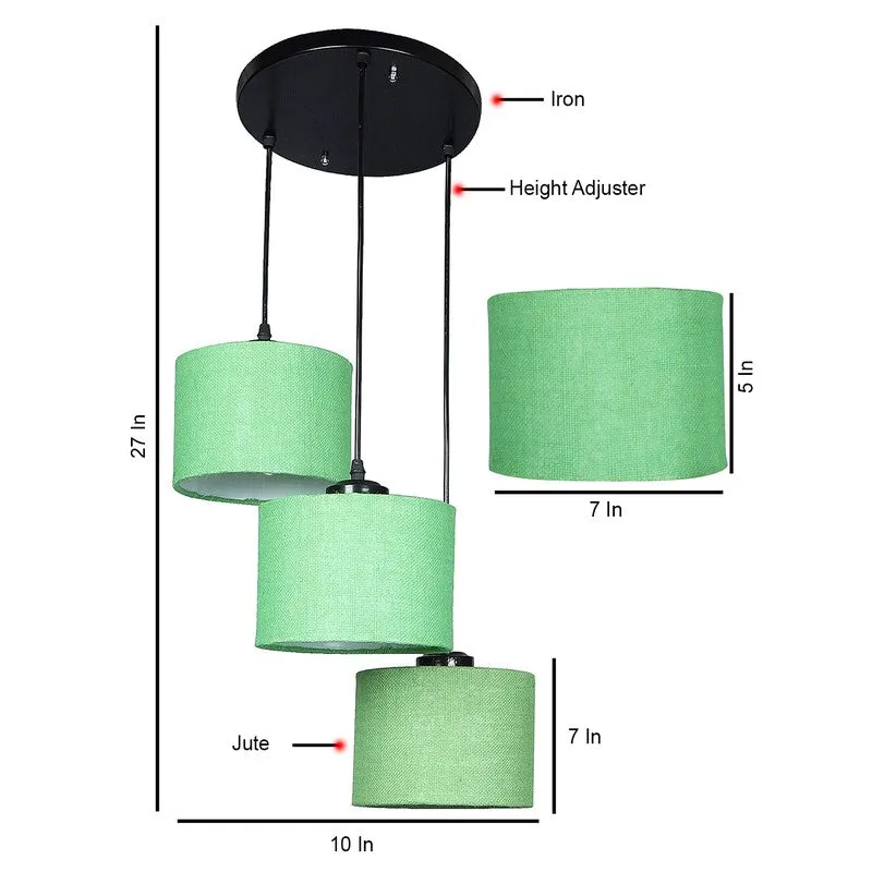 Lumera Drift Metal Ceiling Lamp - Green media 8