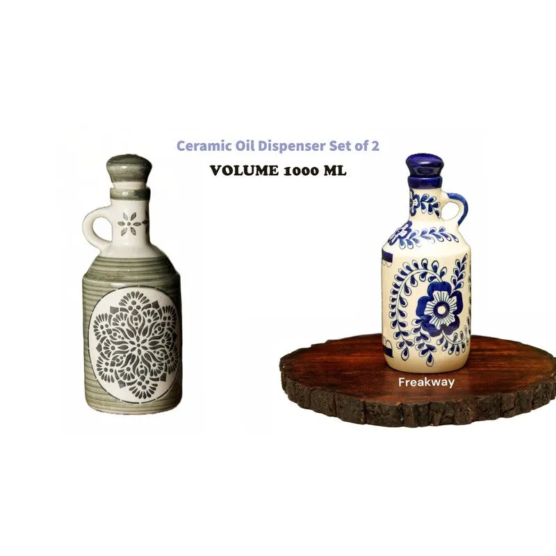 Stoneware Ceramic Oil Dispenser - 1000 mL media 3
