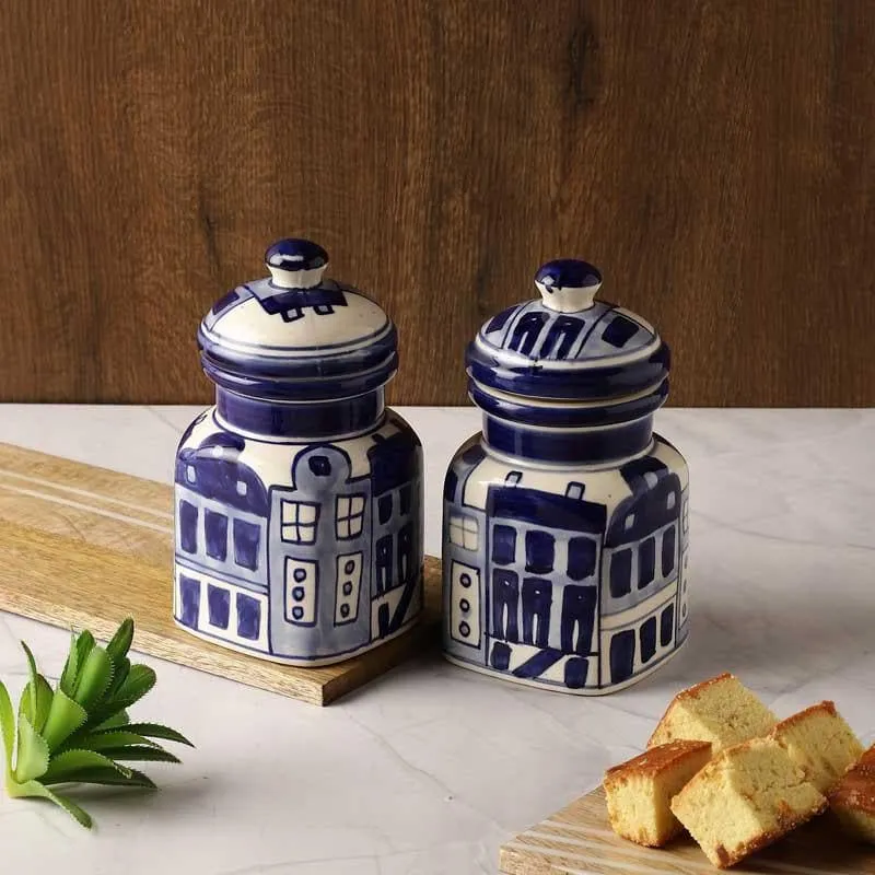 City Heights Storage Jar (450 mL Each) - Set of Two media 1