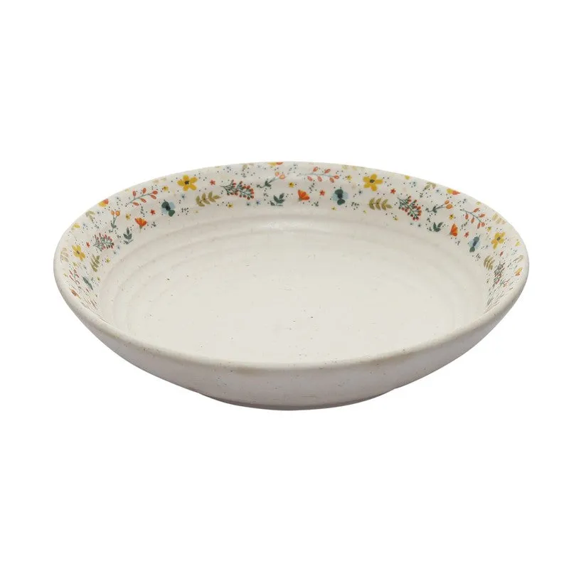 Bloomstone Multicolor Stoneware Snack Bowls - 1400 ML media 3