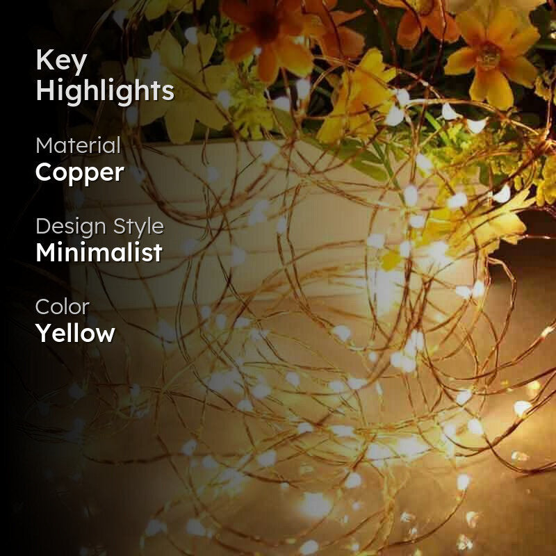 Glowsome String Lights (Warm White) - Set Of Four media 2