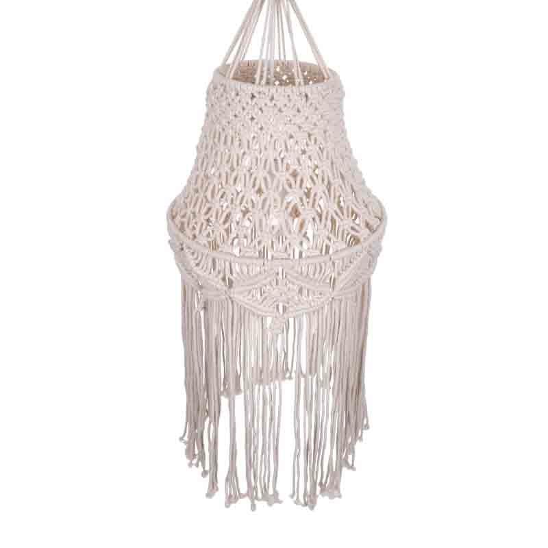 Sofia Macrame Cotton Ceiling Lamp media 5