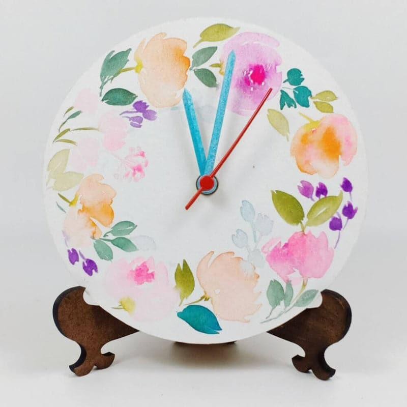 Frispa Bouquet Handpainted Table Clock media 3