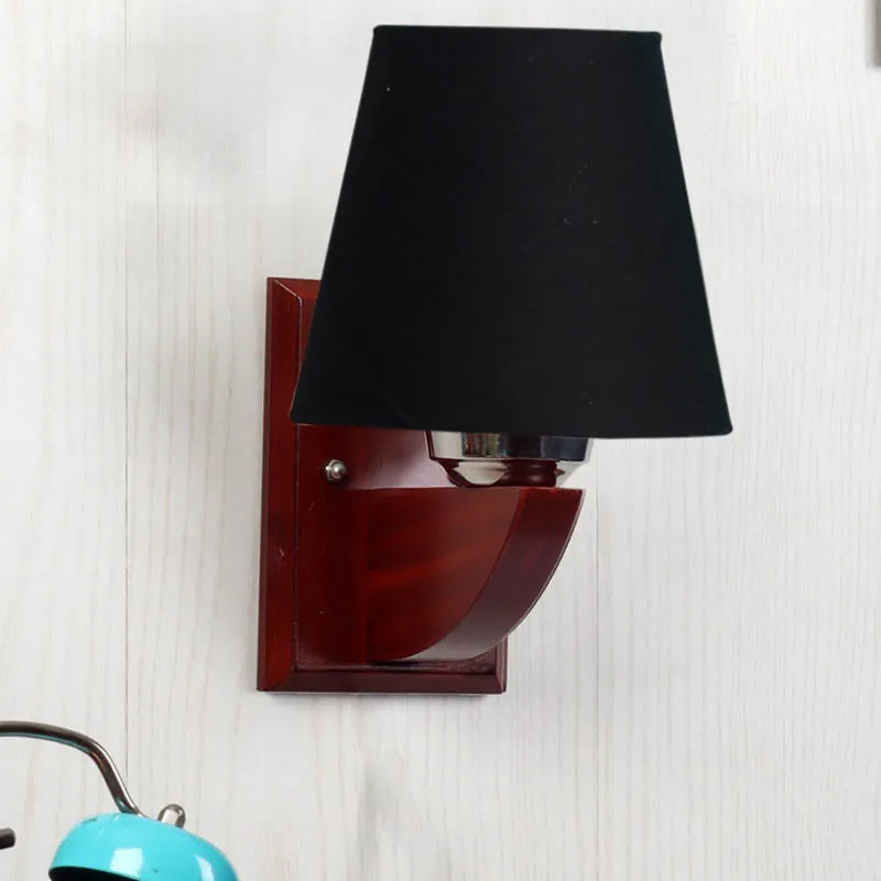 SnuggleMoon Conical Wooden Wall Lamp media 3