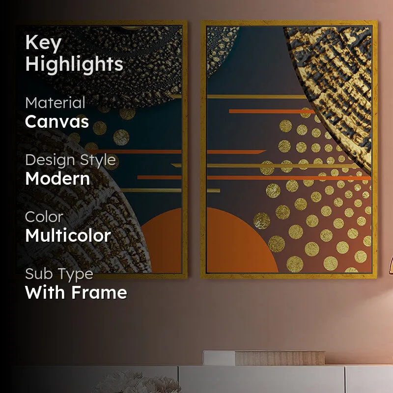 Reflective Geometry Wall Art - Set Of Two media 2