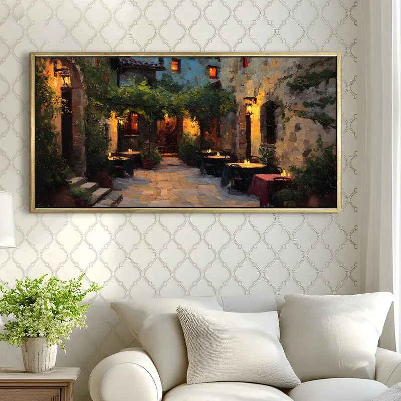 GoldenHush Canvas Wall Painting With Frame media 4