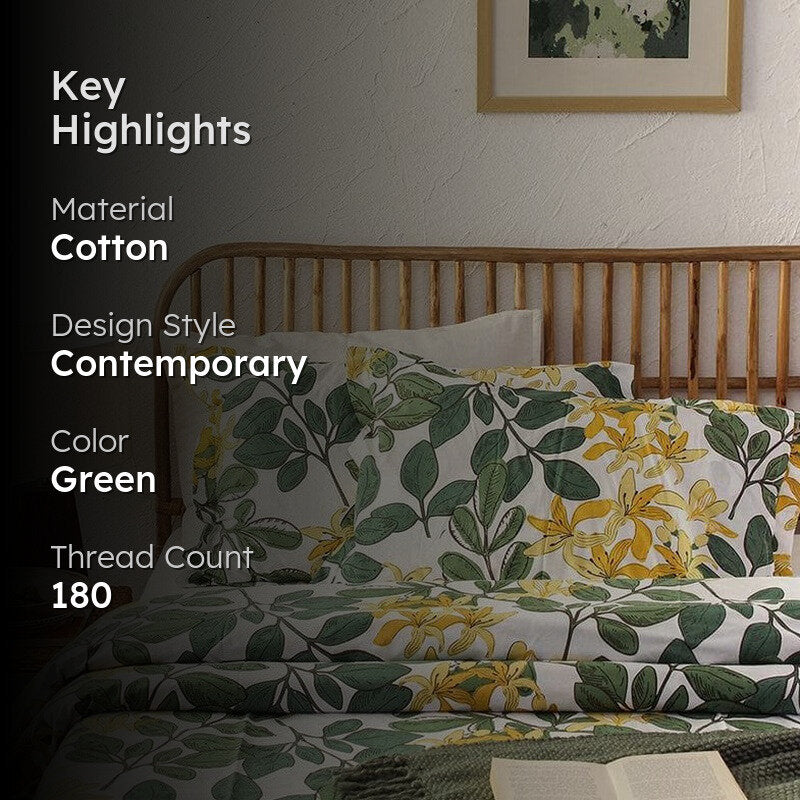 Moringa Duvet Cover - Green media 2