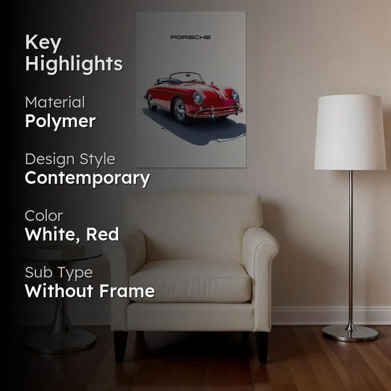 Porsche Passion Wall Poster - Red media 2