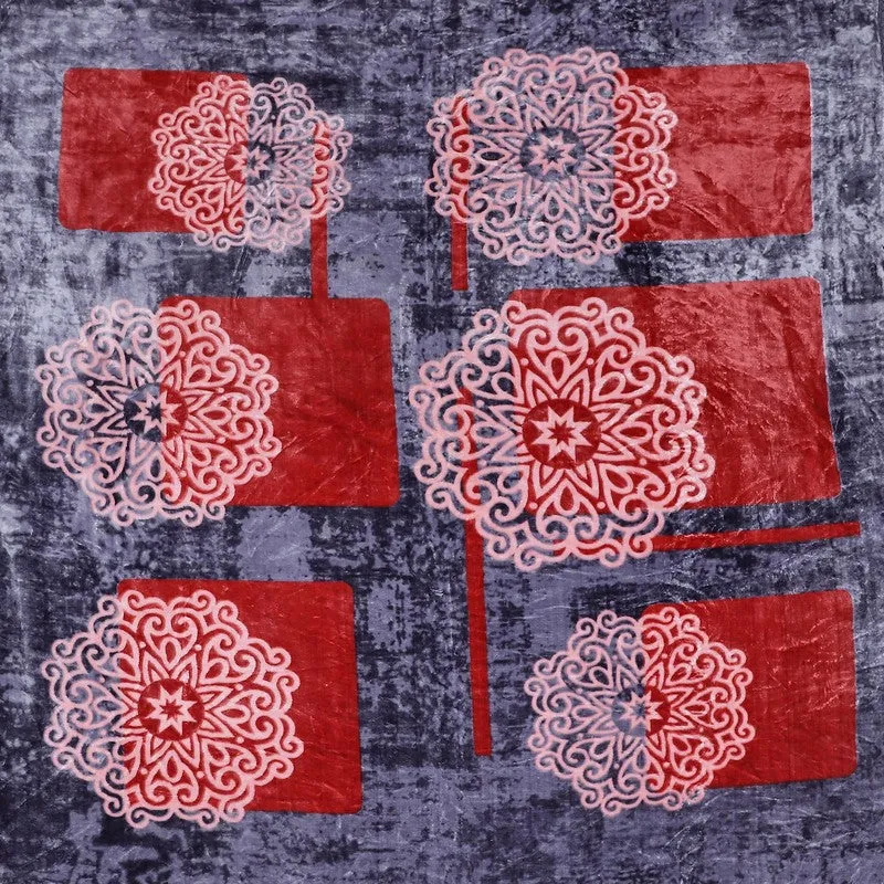 Monte Carlo Crimson Harmony Blanket - 600 GSM media 6