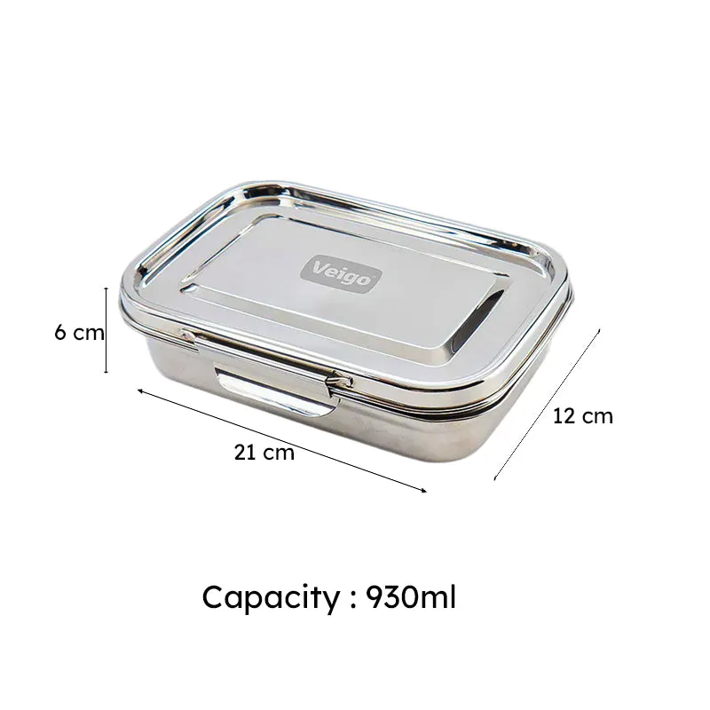 Dura Pack Stainless Steel Oven Safe Tiffin Box - 850 mL media 14