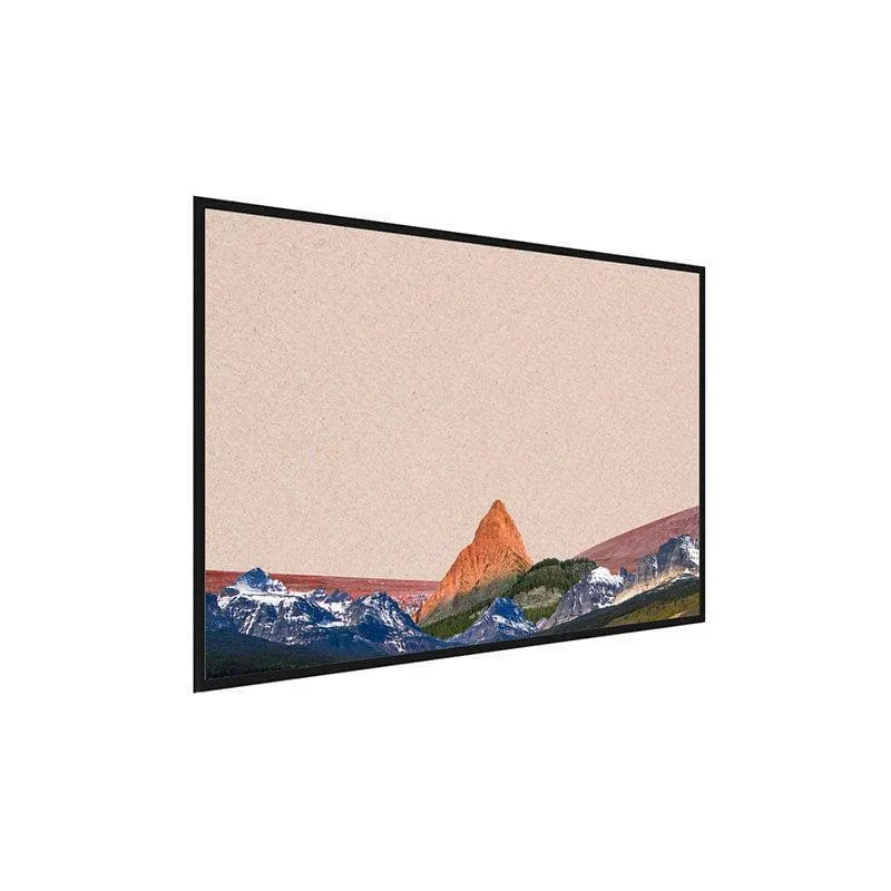Aesthetic Landscape Canvas Wall Painting - Black Frame media 3
