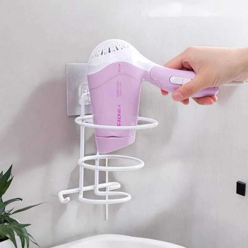Tressix Metal Hair Dryer Holder - White media 3