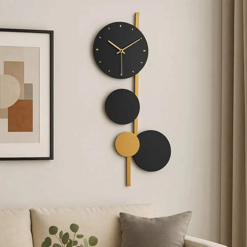 CrystalAura Metal Wall Clock media 1