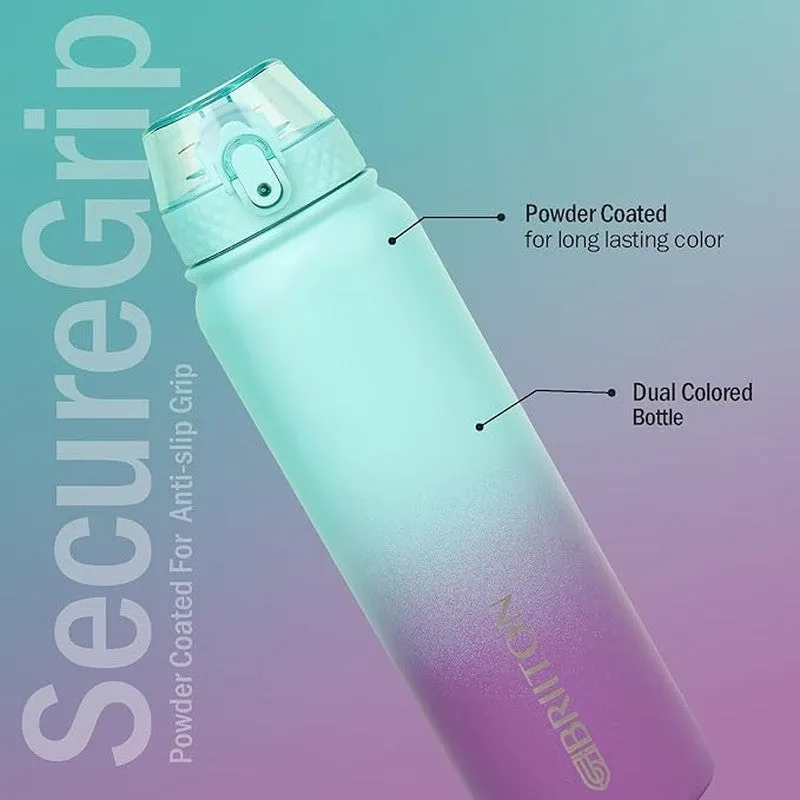 Hydrona Hot & Cold Thermos Water Bottle (Purple & Light Blue) - 1000 mL media 6
