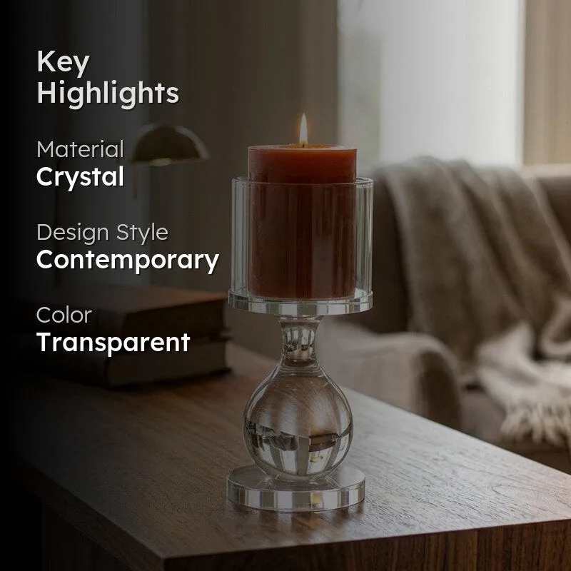 Celestique Light Crystal Candle Holder media 2