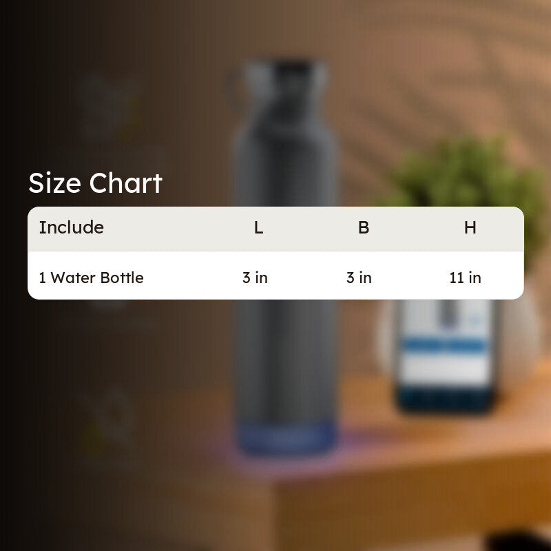 Hot & Cold Mate Smart Water Bottle - Grey (600 mL) media 7