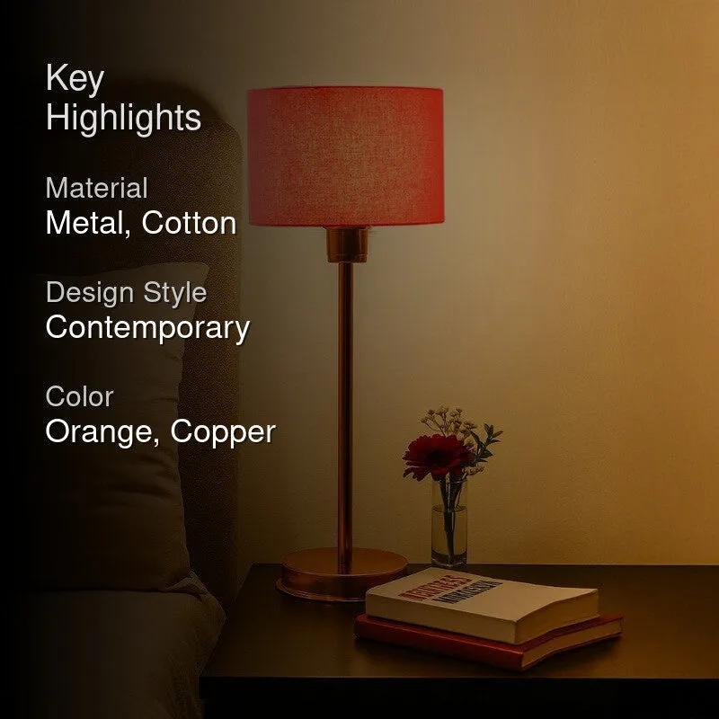 Kavira Velo Metal Table Lamp - Orange media 2