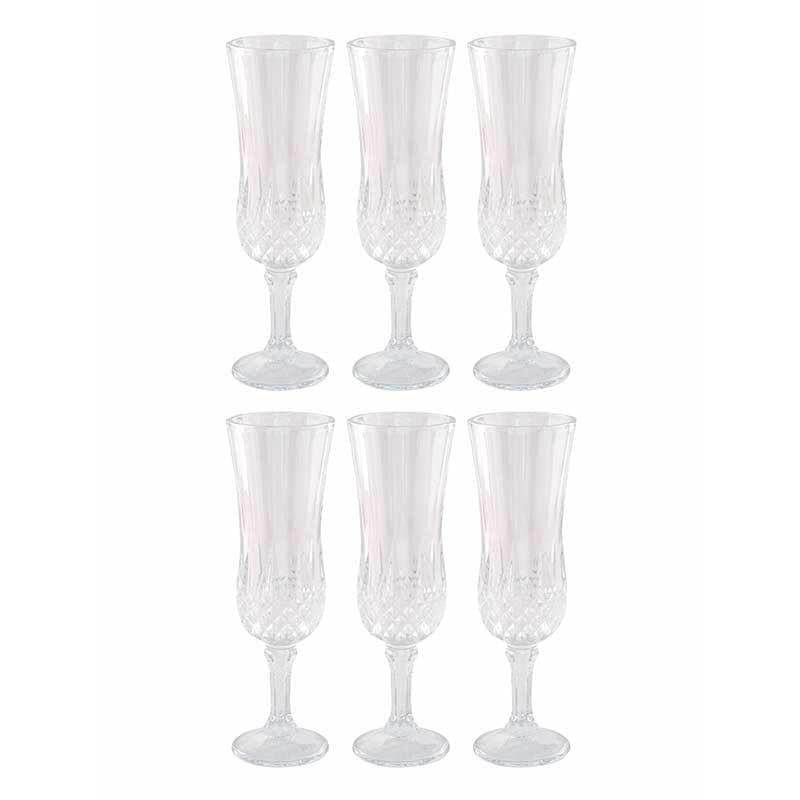 Madeira Flute Glasses (160 ml ) - Set of Six image 3
