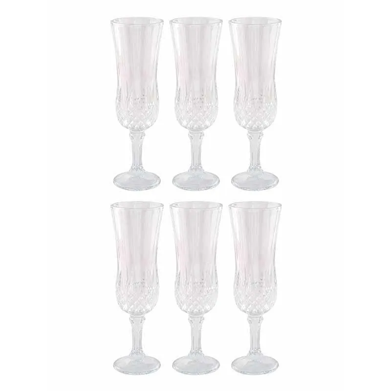 Madeira Flute Glasses (160 ml ) - Set of Six media 3