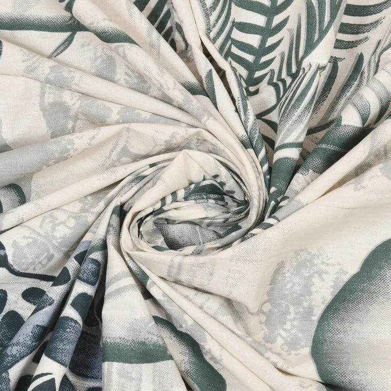 Treasure Island Tales Kids Cotton Bedsheet (Grey & Green) - 140 TC media 4