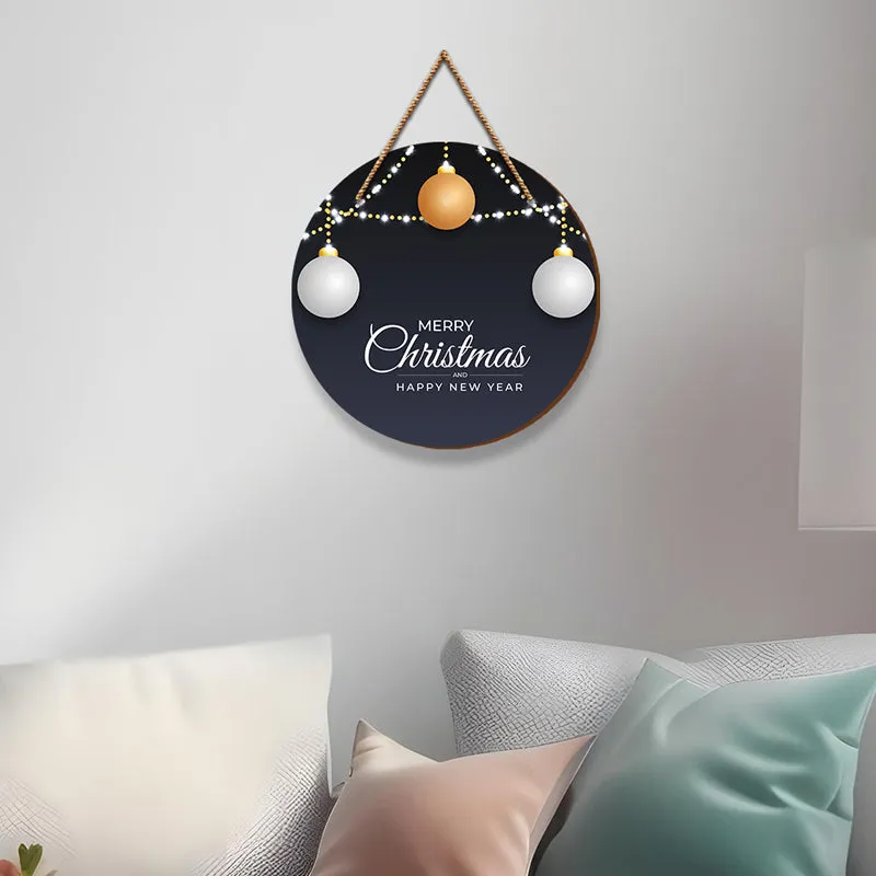 Joyeux Noel Festive MDF Wall Hanging media 1