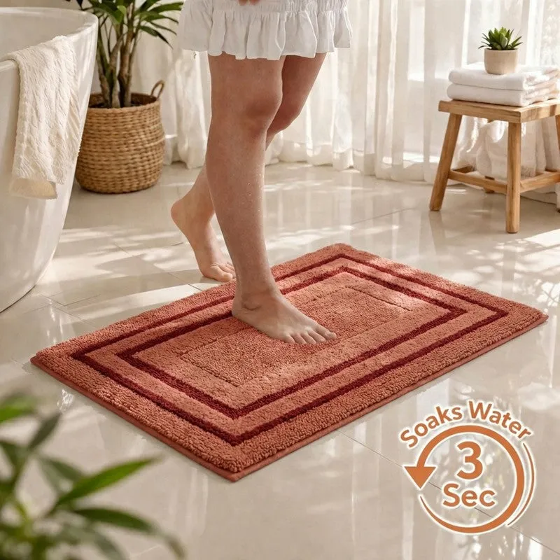 SpaStep Cotton Bath Mat - Orange media 1