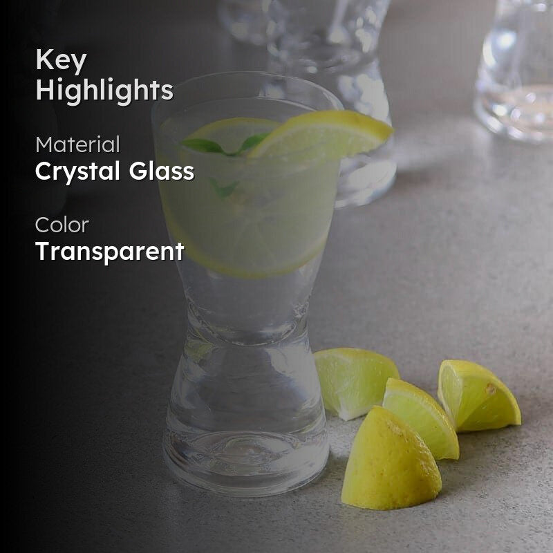 Ava Bohemia Crystal Shot Glass (70 ML) - Set Of Six media 2