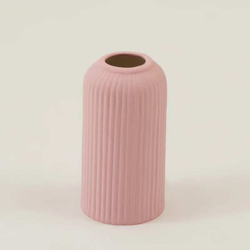 Abdiya Ceramic Vase - Pink media 6